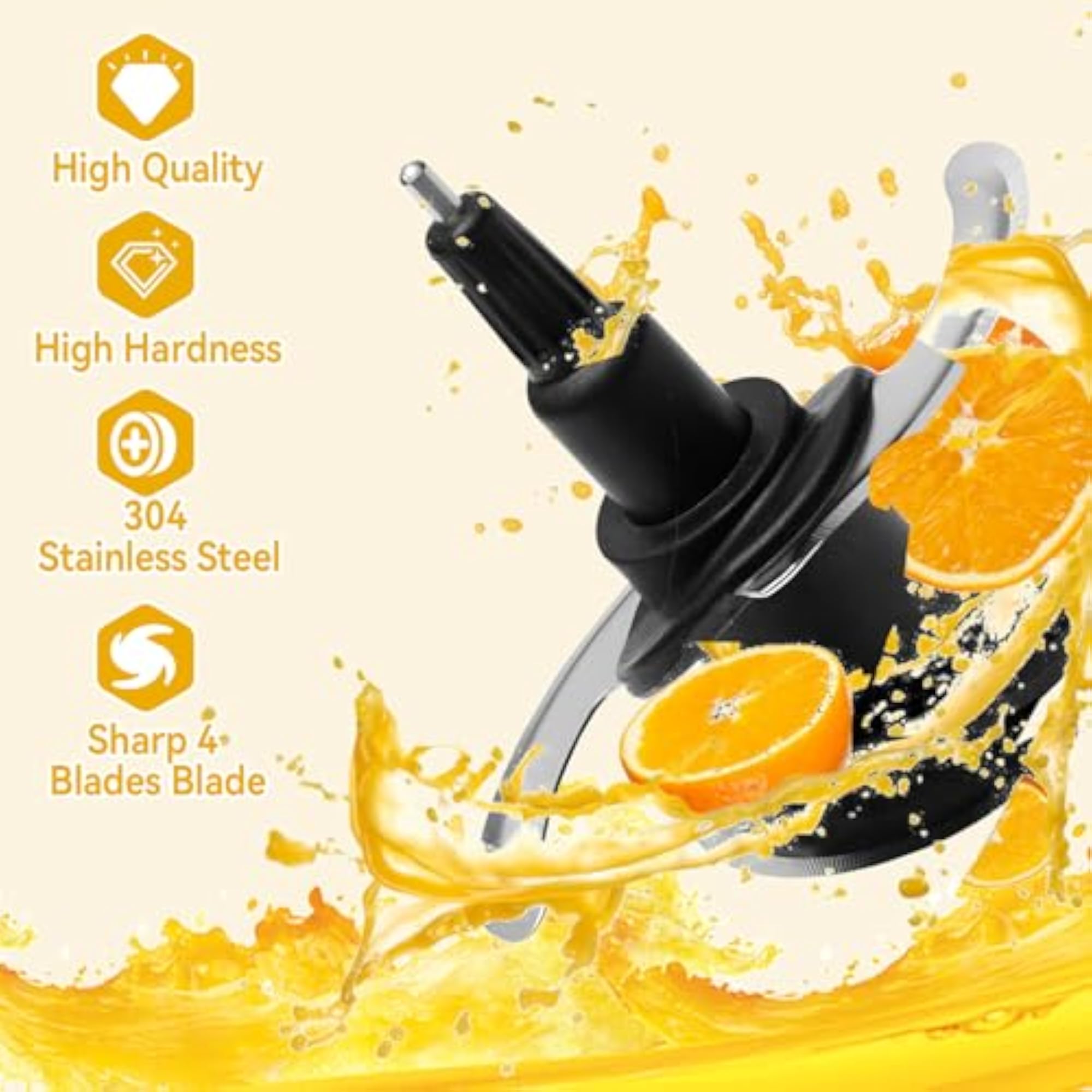 Blender 4 Blade Replacement for Ninja Food Processor
